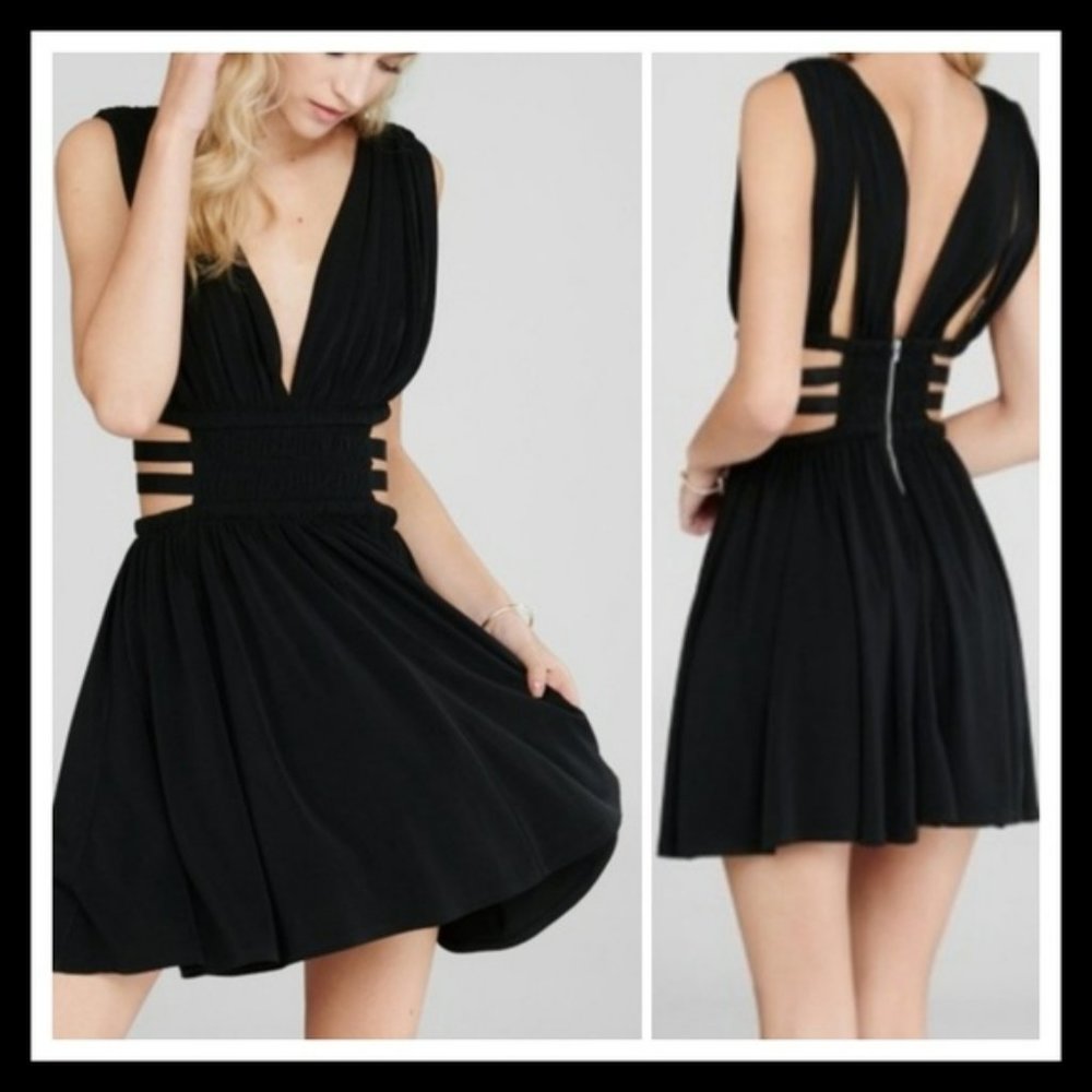 NWT Express Grecian Cut-Out Mini Dress